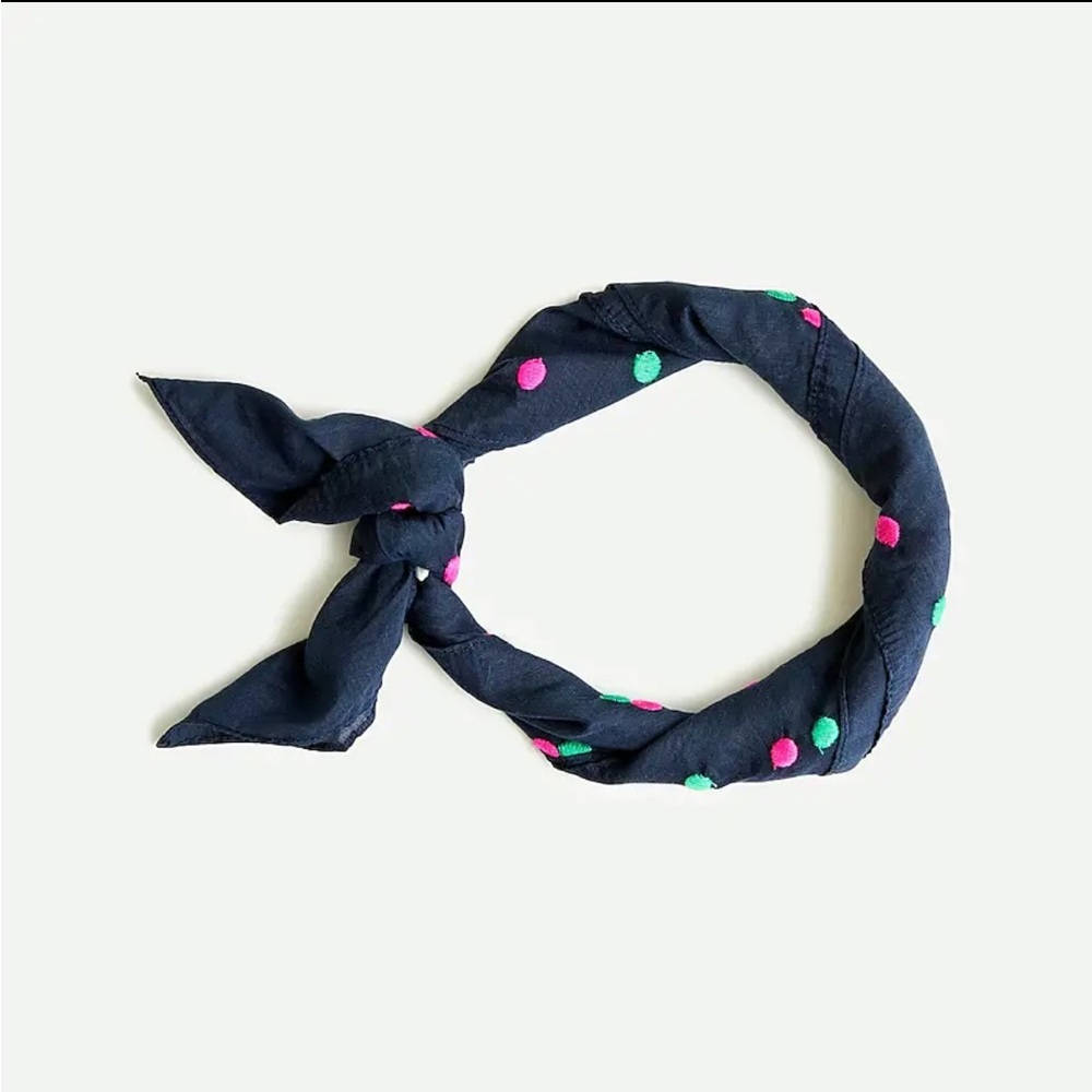 J Crew silk and cotton bandana square